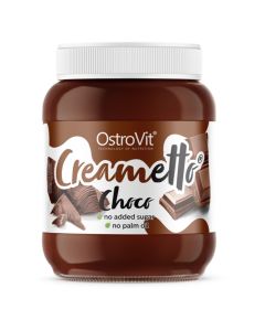 Ostrovit Naturalny Krem Creametto - Doskonała Alternatywa dla Słodkich Kremów - 350 g - Czekoladowy