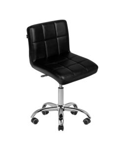 Krzesło kosmetyczne obrotowe A-5299 Activeshop - czarne