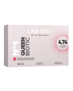 LAB ONE N°1 QueenBiotic Probiotyk dla kobiet dla zdrowia intymnego - 30 kapsułek