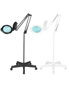 Lampa lupa led Glow Moonlight 8012/5" black ze statywem