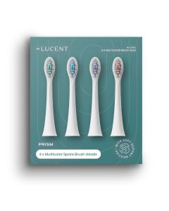 Końcówki do szczoteczki BE LUCENT Prism Heads - 4 sztuki kolorowe