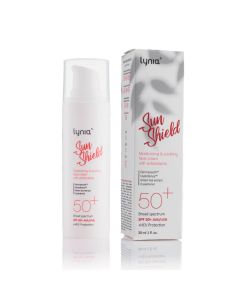 Lynia - Nawilżająco-łagodzący krem ochronny z antyoksydantami - SPF 50+ - 30ml