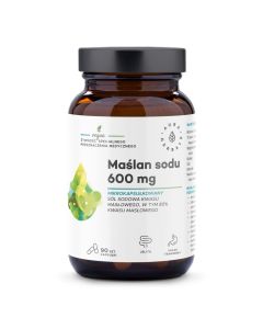 Aura Herbals Maślan sodu mikrokapsułkowany 600 mg, kapsułki 90 sztuk