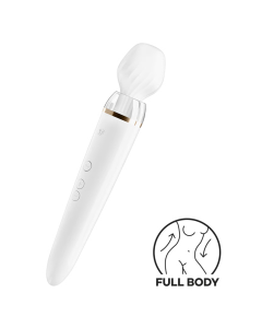 Masażer z aplikacją Satisfyer Double Wand-er Woman Connect