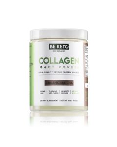 BeKeto Keto Hydrolizowany kolagen i olej MCT - Matcha