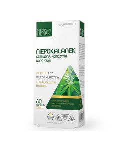 Medica Herbs Niepokalanek Czerwona Koniczyna Dong Quai - 60 kapsułek (1)