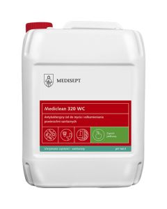 Medisept MEDICLEAN 320 WC - antybakteryjny żel do mycia -5L