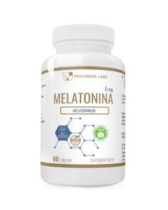 MELATONINA 5mg MOCNA DOBRY SEN ZDROWY SEN PRODUKT VEGE – 60 TABLETEK