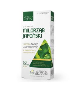 Suplement diety Medica Herbs miłorząb japoński kapsułki 60 szt.