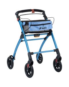 Mobilex Jaguar Czterokołowa podpórka inwalidzka, aluminiowa lekka niebieska