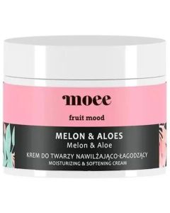 Moee Fruit Mood Melon i Aloes Krem Do Twarzy Nawilżająco-Łagodzący 50 ml