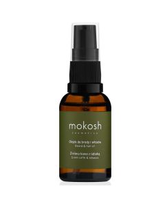 Mokosh Olejek do brody i włosów „Zielona kawa z tabaką” - 30 ml