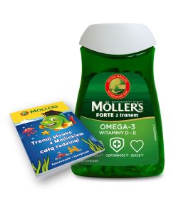 Möller's forte z tranem - 112 kapsułek - Mollers