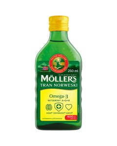 MOLLER'S Tran Norweski Cytrynowy 250ml
