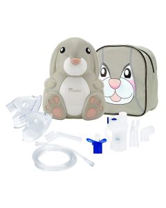 Nebulizator kompresorowo-tłokowy dla dzieci MOMINI NebuBunny - 1 szt.