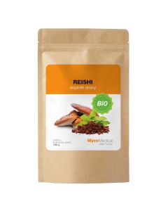 MycoMedica -  Reishi Bio - Ganoderma lucidum - Lakownica żółta w proszku - 100 g
