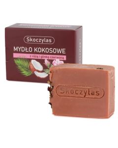 mydło kokosowe z różą i glinką czerwoną