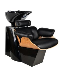 Myjnia fryzjerska Gabbiano Florencja ceramiczna misa - Czarny