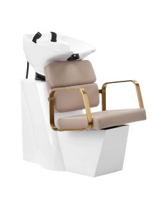 Myjnia fryzjerska Gabbiano Porto - Beżowo-złoty