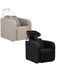 Myjnia fryzjerska z elektrycznym podnóżkiem Gabbiano Sylvia