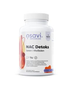 NAC Detoks, Selen i Molibden OSAVI - 60 kapsułek wegańskich