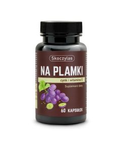 Skoczylas NA PLAMKI cynk, beta karoten, witamina E - 60 kapsułek