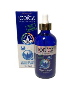 IODICA Naturalny koncentrat jodu 240ml - szkło