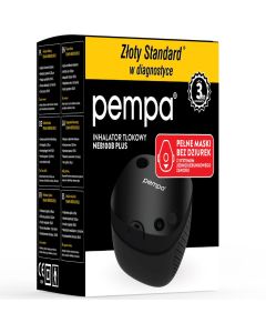 Pempa Inhalator tłokowy NEB100B Plus - pełne maski bez dziurek