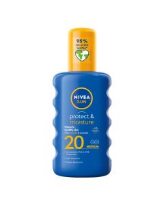NIVEA SUN Nawilżający balsam w sprayu do opalania SPF 20 200 ml