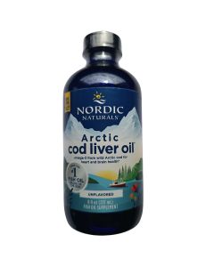 Arctic Cod Liver Oil Nordic Naturals kwasy omega-3 - Bez dodatków smakowych 237 ml