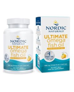 Nordic Naturals Ultimate Omega Fish Oil, Cytryna - 60 kapsułek żelowych
