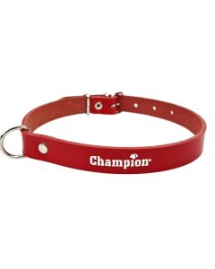 OBROŻA SKÓRA BEZ FILCU CZERWONA