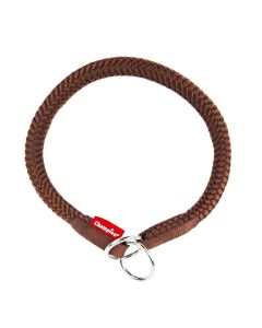 Obroża zaciskowa dla psa - Obroża zaciskowa linka 1.4 BRĄZOWY