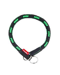 Obroża zaciskowa dla psa - Obroża zaciskowa linka 1.4 ZIELONO - CZARNY