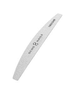 Ocho Nails pilnik półksiężyc slim 180/240 1 szt. safe pack
