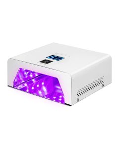 Lampa UV LED Ocho Nails PRO X23 180W metalowa biała, lustrzane wnętrze