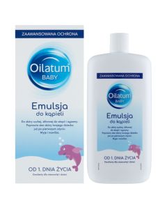 STADA PHARM OILATUM BABY, emulsja do kąpieli od 1. dnia życia - 500 ml