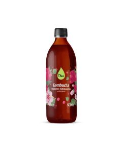 Kombucha malinowo-hibiskusowa Olini 500 ml