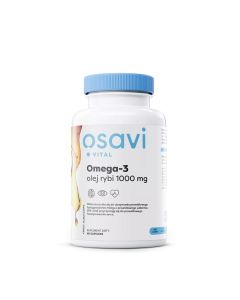 Osavi Omega-3 Olej Rybi 1000mg - neutralny smak - 60 kapsułek