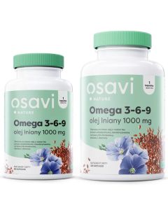 Omega 3-6-9 Olej lniany 1000 mg