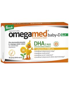 OmegaMed Baby +D 6m+ kapsułki twist off