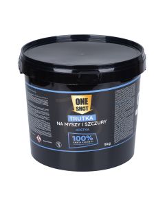 One Shot Trutka Na Myszy i Szczury - Kostka Bromadiolon - Zielona - 5 kg