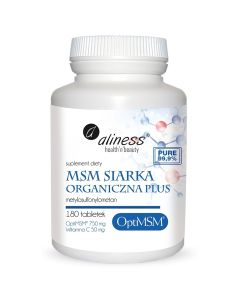 OptiMSM siarka Organiczna PLUS x 180 tabletek