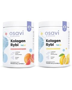 Kolagen Rybi z Dzikiego Dorsza, Cytryna, Proszek, 360g