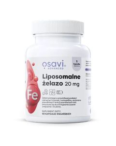 Osavi Liposomalne Żelazo - 20mg - 60 vegan caps