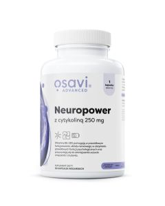 Neuropower z cytykoliną 250 mg OSAVI - 90kapsułek wegańskich