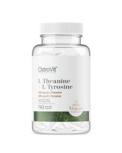 OstroVit L-Teanina + L-Tyrozyna VEGE 90 kapsułek