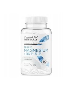 OSTROVIT TRIPLE MAGNESIUM MAGNEZ + B6 P-5-P 90KAPS