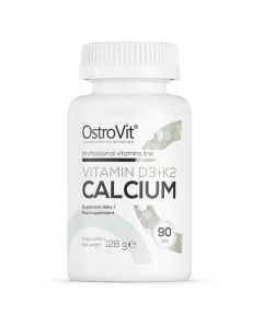 OstroVit Witamina D3 + K2 + Wapń - 90 tabletek