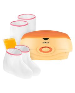 Activeshop Zestaw XL Parafiniarka 300W żółta + parafina + rękawice + skarpety